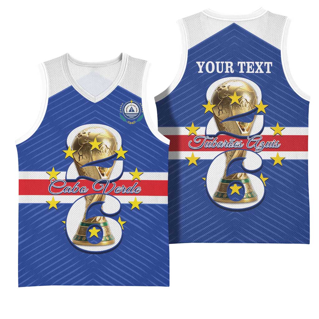 Personalized Afro Cape Verde Football Basketball Jersey 2026 Tubaroes Azuis First-ever World Cup - African Pride