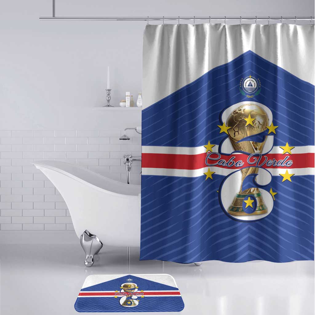 Cape Verde Football Bathroom Set 2026 Tubaroes Azuis First-ever World Cup