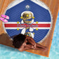 Afro Cape Verde Football Beach Blanket 2026 Tubaroes Azuis First-ever World Cup - African Pride