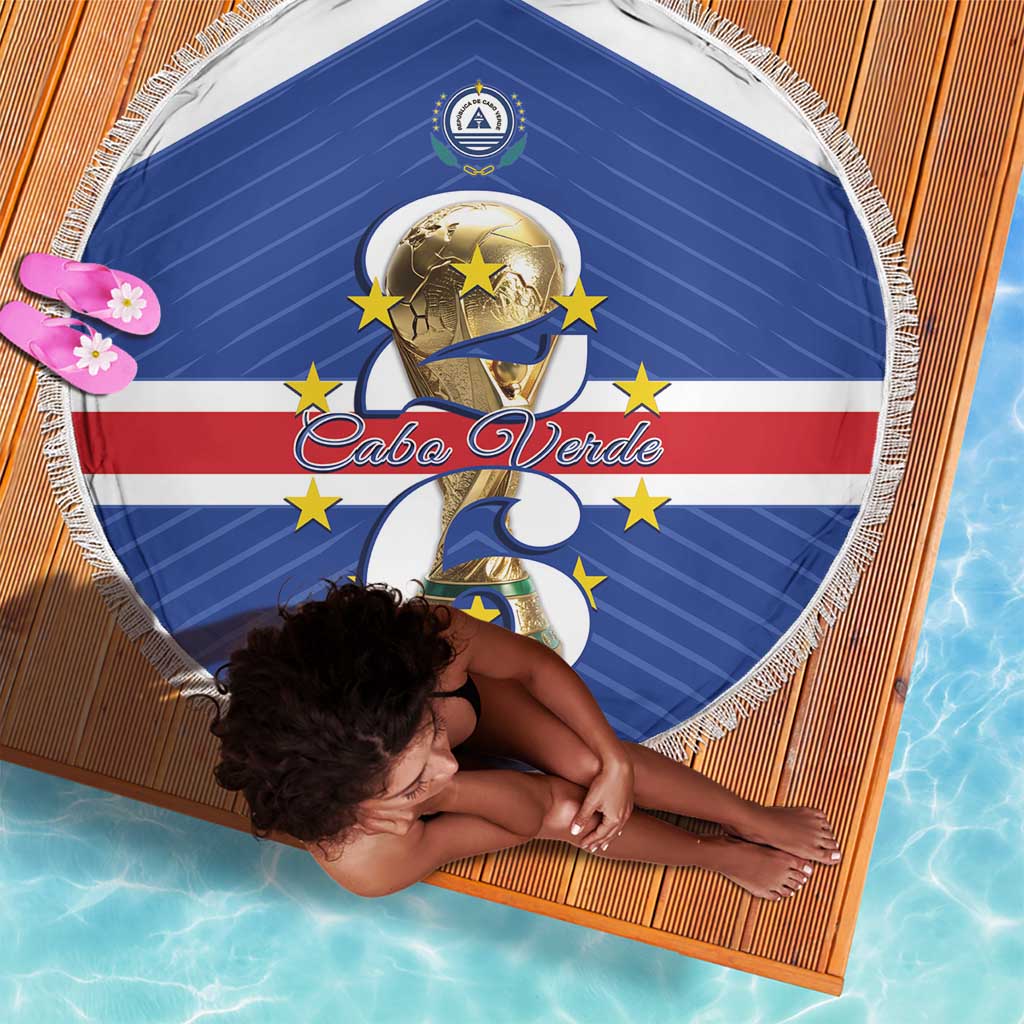 Afro Cape Verde Football Beach Blanket 2026 Tubaroes Azuis First-ever World Cup - African Pride