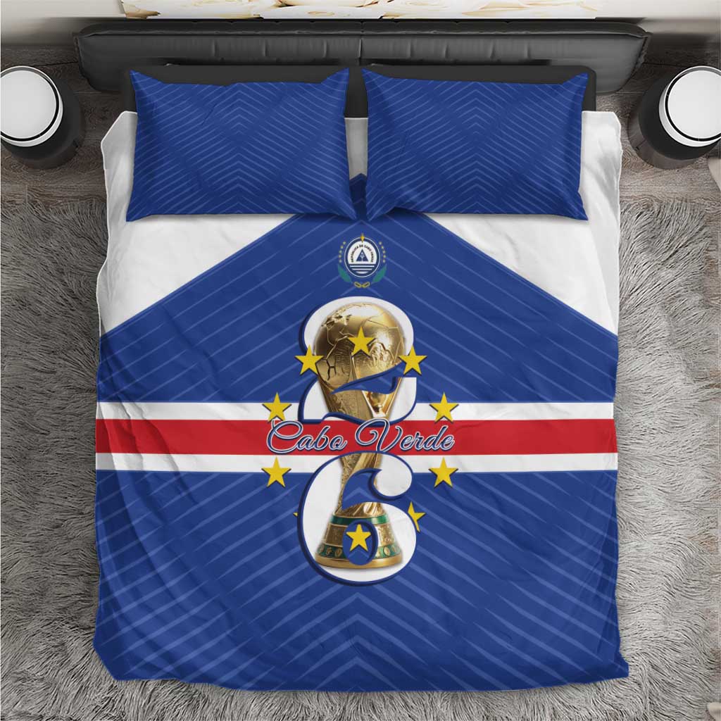 Afro Cape Verde Football Bedding Set 2026 Tubaroes Azuis First-ever World Cup - African Pride