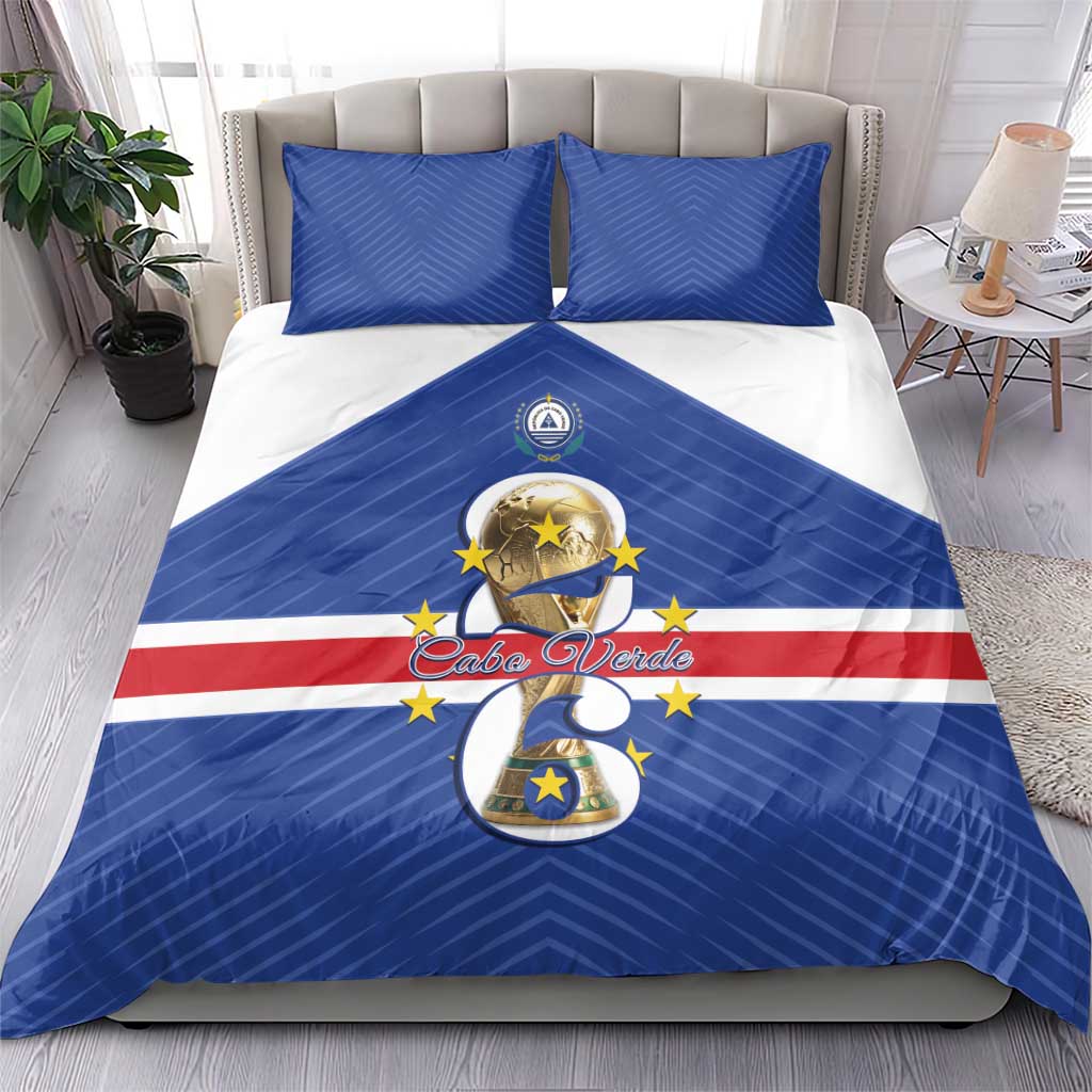Afro Cape Verde Football Bedding Set 2026 Tubaroes Azuis First-ever World Cup - African Pride