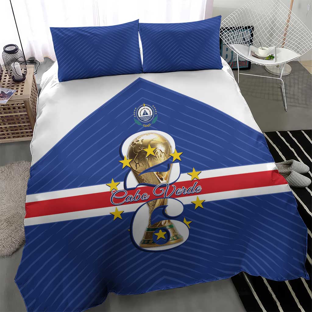 Afro Cape Verde Football Bedding Set 2026 Tubaroes Azuis First-ever World Cup - African Pride