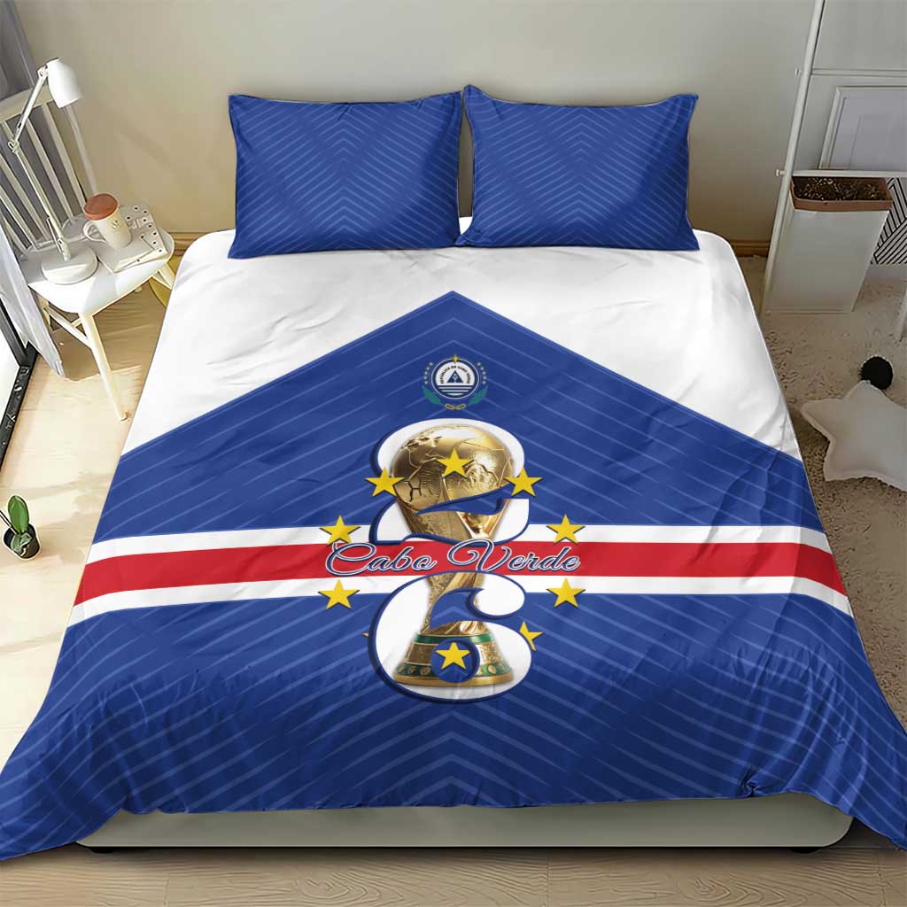 Afro Cape Verde Football Bedding Set 2026 Tubaroes Azuis First-ever World Cup - African Pride