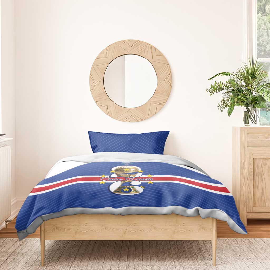 Afro Cape Verde Football Bedding Set 2026 Tubaroes Azuis First-ever World Cup - African Pride