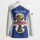 Personalized Cape Verde Football Blazer 2026 Tubaroes Azuis First-ever World Cup