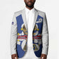 Personalized Cape Verde Football Blazer 2026 Tubaroes Azuis First-ever World Cup