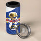 Personalized Afro Cape Verde Football 4 in 1 Can Cooler Tumbler 2026 Tubaroes Azuis First-ever World Cup - African Pride