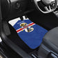 Personalized Afro Cape Verde Football Car Mats 2026 Tubaroes Azuis First-ever World Cup - African Pride