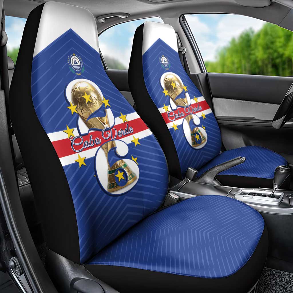 Afro Cape Verde Football Car Seat Cover 2026 Tubaroes Azuis First-ever World Cup - African Pride