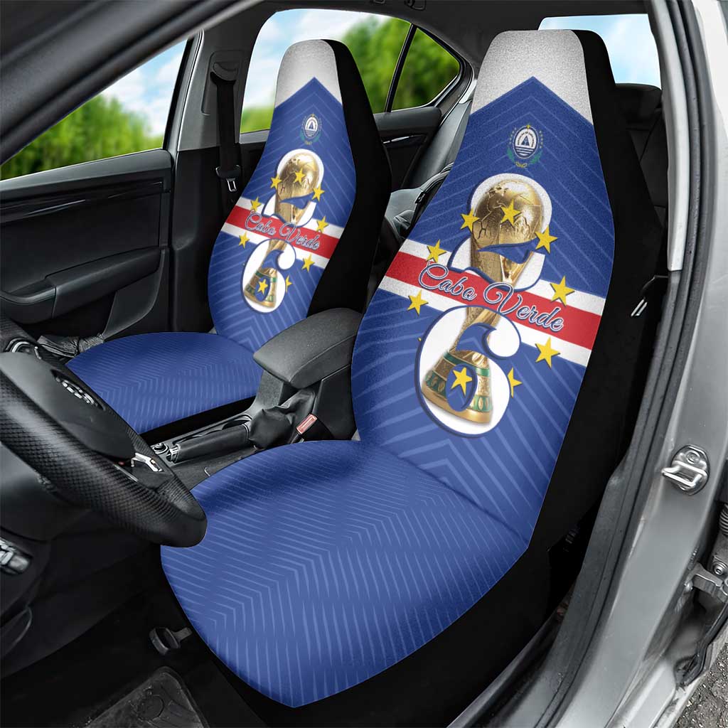 Afro Cape Verde Football Car Seat Cover 2026 Tubaroes Azuis First-ever World Cup - African Pride