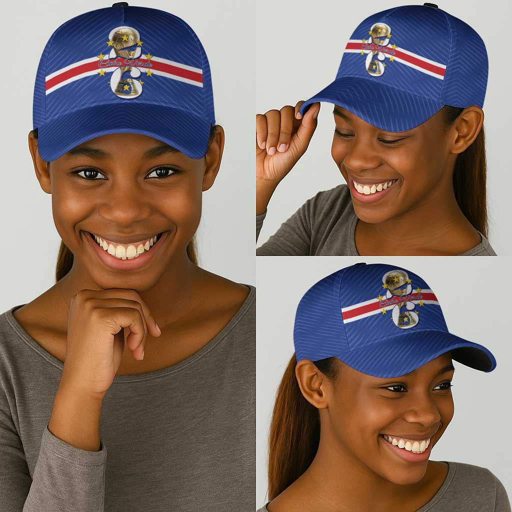 Afro Cape Verde Football Classic Cap 2026 Tubaroes Azuis First-ever World Cup - African Pride