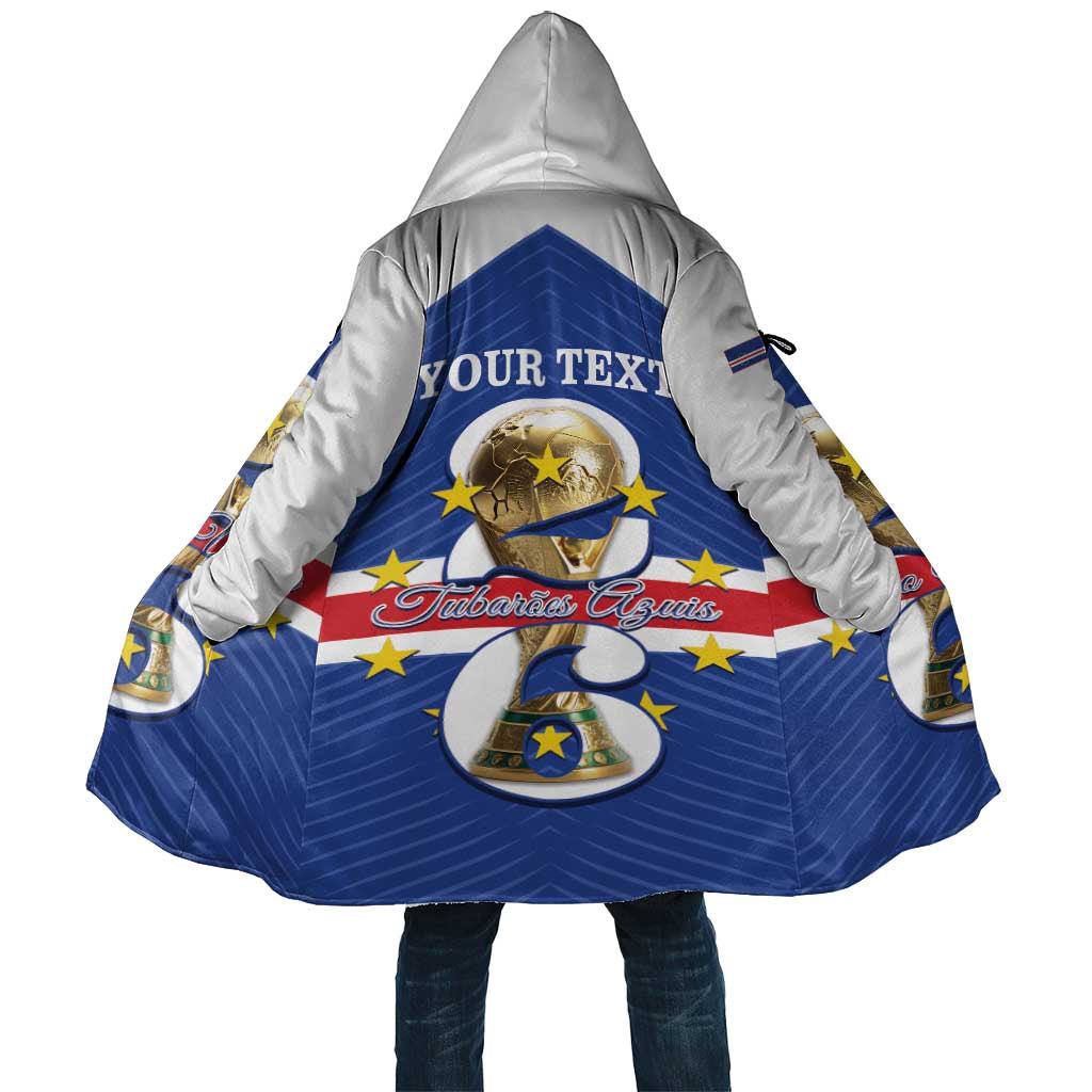 Personalized Cape Verde Football Cloak 2026 Tubaroes Azuis First-ever World Cup