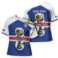 Personalized Cape Verde Football Cross Shoulder Shirt 2026 Tubaroes Azuis First-ever World Cup