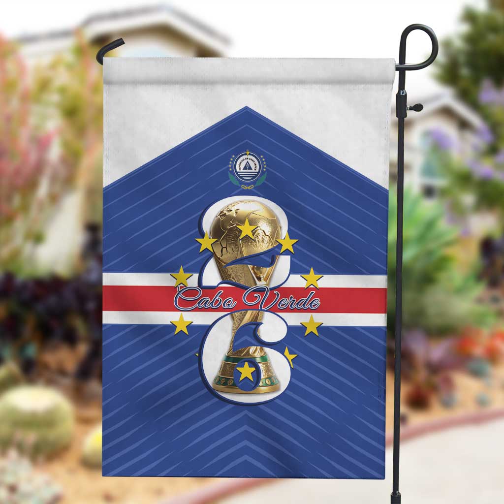 Afro Cape Verde Football Garden Flag 2026 Tubaroes Azuis First-ever World Cup - African Pride