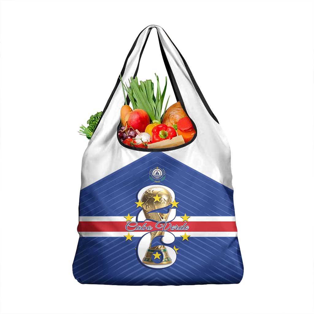 Afro Cape Verde Football Grocery Bag 2026 Tubaroes Azuis First-ever World Cup - African Pride