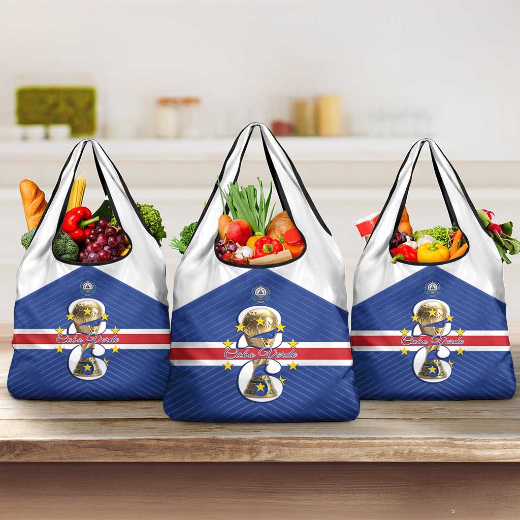 Afro Cape Verde Football Grocery Bag 2026 Tubaroes Azuis First-ever World Cup - African Pride