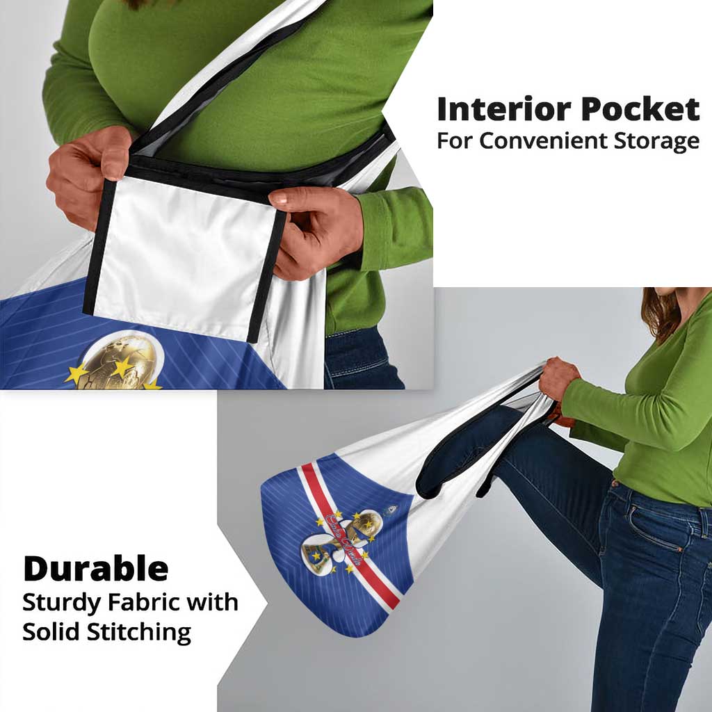 Afro Cape Verde Football Grocery Bag 2026 Tubaroes Azuis First-ever World Cup - African Pride