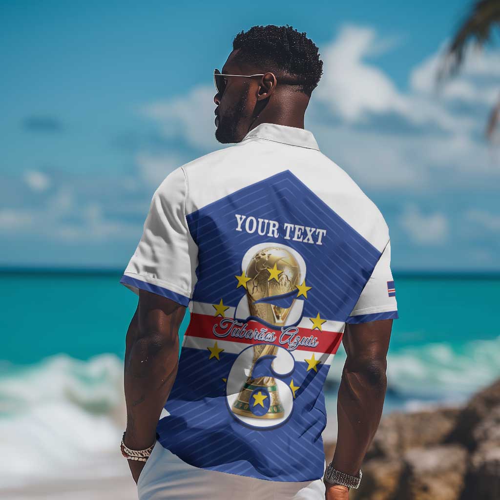 Personalized Afro Cape Verde Football Hawaiian Shirt 2026 Tubaroes Azuis First-ever World Cup LT14