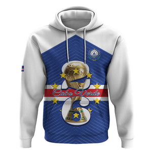 Personalized Afro Cape Verde Football Hoodie 2026 Tubaroes Azuis First-ever World Cup - African Pride