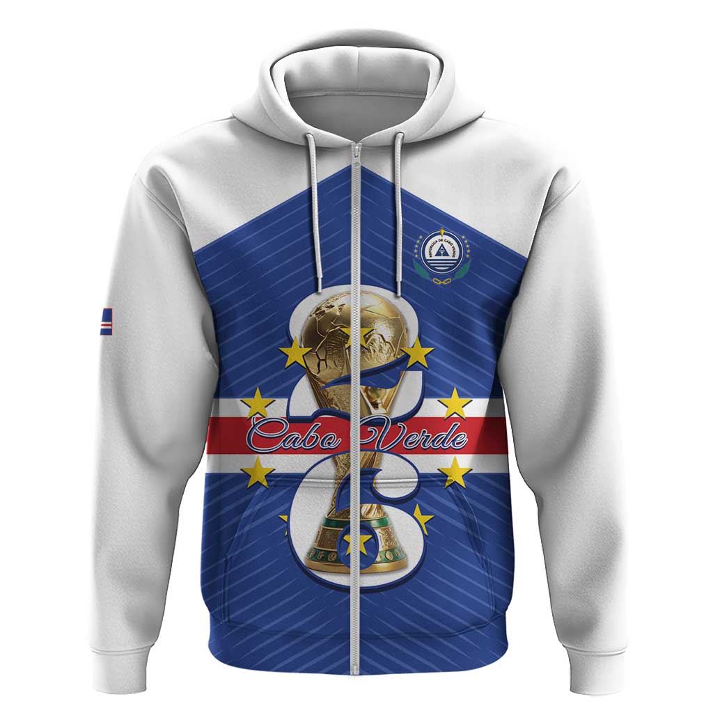 Personalized Afro Cape Verde Football Hoodie 2026 Tubaroes Azuis First-ever World Cup - African Pride