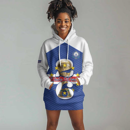 Personalized Afro Cape Verde Football Hoodie Dress 2026 Tubaroes Azuis First-ever World Cup - African Pride