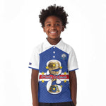 Personalized Afro Cape Verde Football Kid Polo Shirt 2026 Tubaroes Azuis First-ever World Cup - African Pride