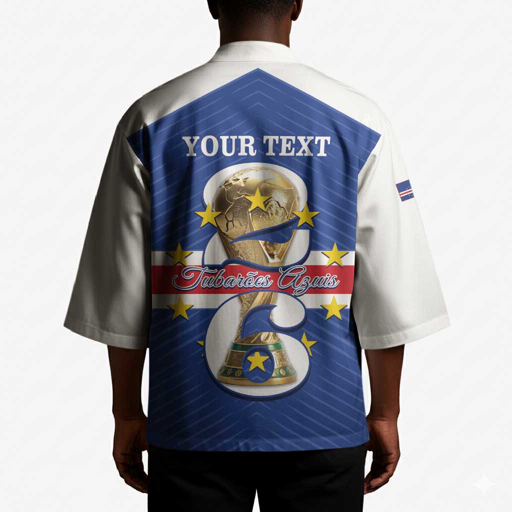Personalized Cape Verde Football Kimono 2026 Tubaroes Azuis First-ever World Cup