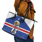 Afro Cape Verde Football Leather Tote Bag 2026 Tubaroes Azuis First-ever World Cup - African Pride