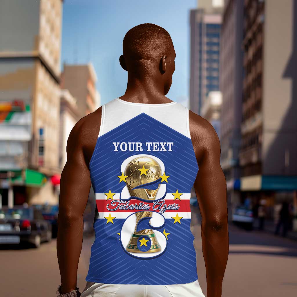 Personalized Afro Cape Verde Football Men Tank Top 2026 Tubaroes Azuis First-ever World Cup - African Pride