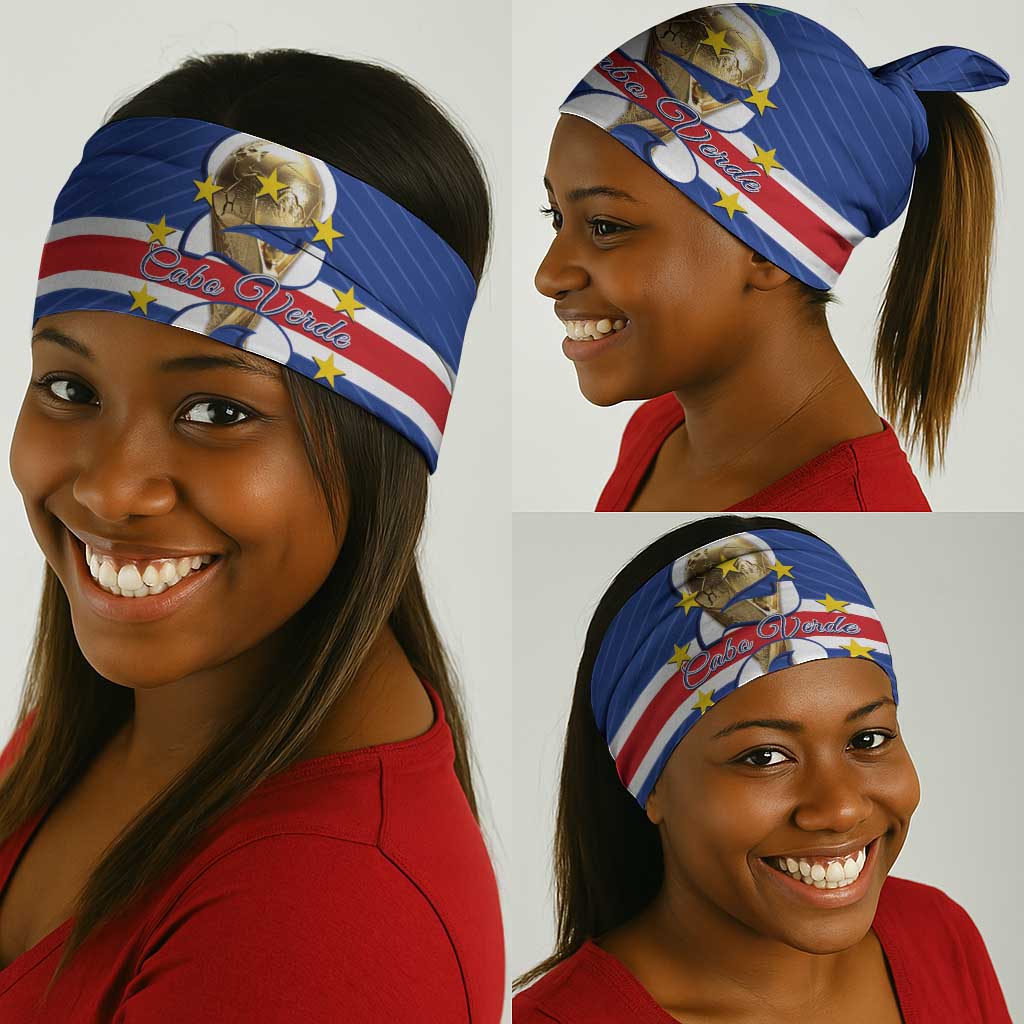 Afro Cape Verde Football Neck Gaiter 2026 Tubaroes Azuis First-ever World Cup - African Pride
