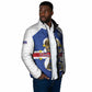 Personalized Cape Verde Football Padded Jacket 2026 Tubaroes Azuis First-ever World Cup