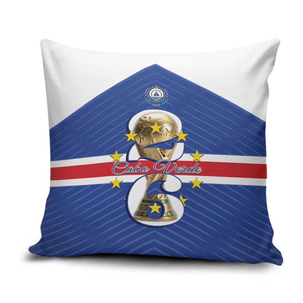 Cape Verde Football Pillow Cover 2026 Tubaroes Azuis First-ever World Cup