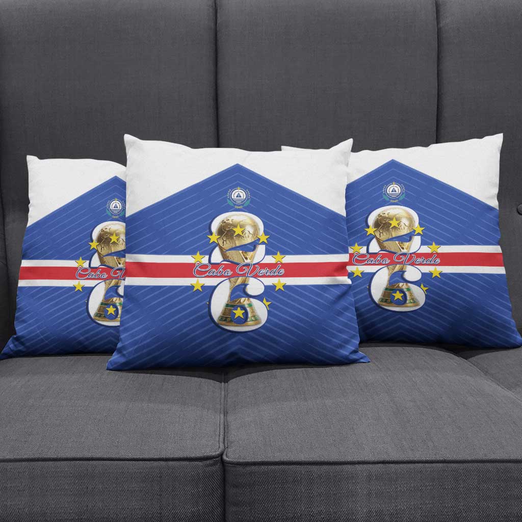Cape Verde Football Pillow Cover 2026 Tubaroes Azuis First-ever World Cup