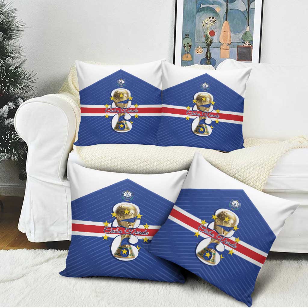Cape Verde Football Pillow Cover 2026 Tubaroes Azuis First-ever World Cup