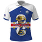 Personalized Afro Cape Verde Football Polo Shirt 2026 Tubaroes Azuis First-ever World Cup LT14