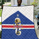 Afro Cape Verde Football Quilt 2026 Tubaroes Azuis First-ever World Cup - African Pride