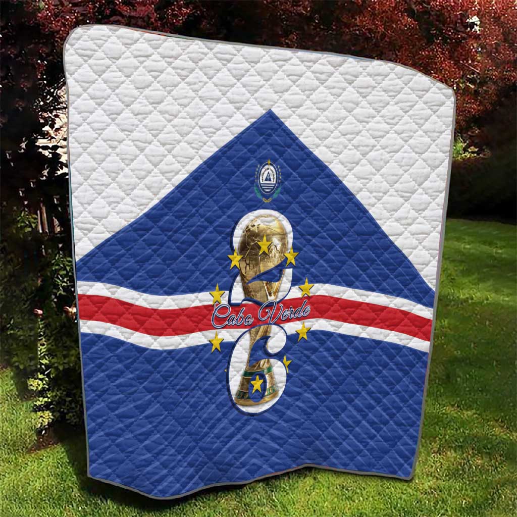 Afro Cape Verde Football Quilt 2026 Tubaroes Azuis First-ever World Cup - African Pride