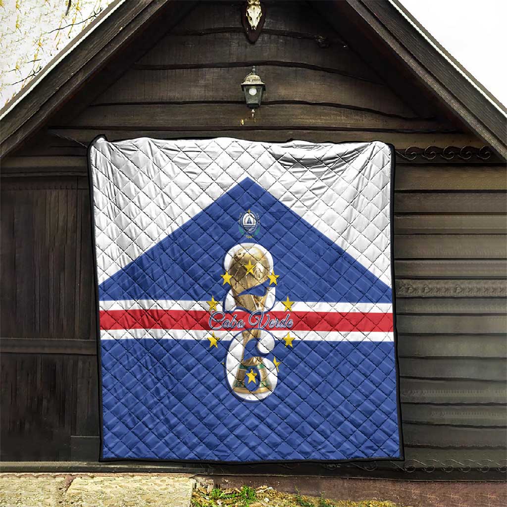 Afro Cape Verde Football Quilt 2026 Tubaroes Azuis First-ever World Cup - African Pride