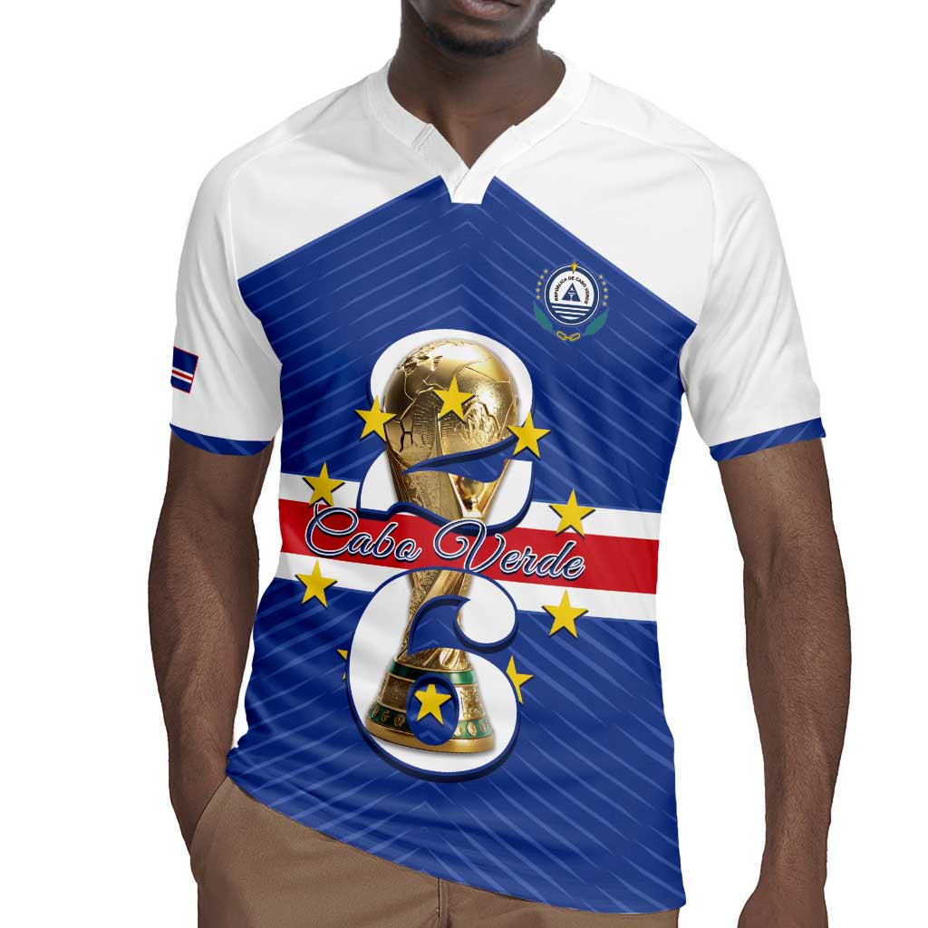 Personalized Afro Cape Verde Football Rugby Jersey 2026 Tubaroes Azuis First-ever World Cup LT14