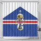 Afro Cape Verde Football Shower Curtain 2026 Tubaroes Azuis First-ever World Cup - African Pride