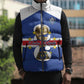 Personalized Cape Verde Football Sleeveless Puffer Jacket 2026 Tubaroes Azuis First-ever World Cup