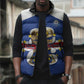 Personalized Cape Verde Football Sleeveless Puffer Jacket 2026 Tubaroes Azuis First-ever World Cup