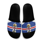 Cape Verde Football Slide Sandals 2026 Tubaroes Azuis First-ever World Cup