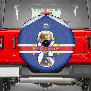 Afro Cape Verde Football Spare Tire Cover 2026 Tubaroes Azuis First-ever World Cup - African Pride