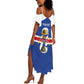 Personalized Afro Cape Verde Football Summer Maxi Dress 2026 Tubaroes Azuis First-ever World Cup - African Pride