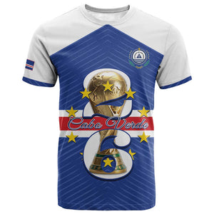 Personalized Afro Cape Verde Football T shirt 2026 Tubaroes Azuis First-ever World Cup LT14