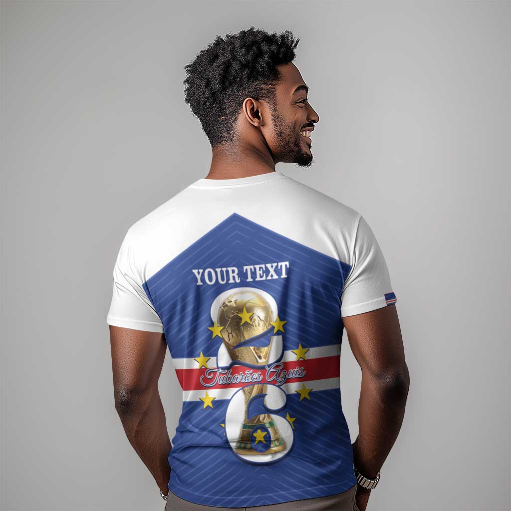 Personalized Afro Cape Verde Football T shirt 2026 Tubaroes Azuis First-ever World Cup - African Pride