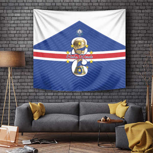Afro Cape Verde Football Tapestry 2026 Tubaroes Azuis First-ever World Cup - African Pride