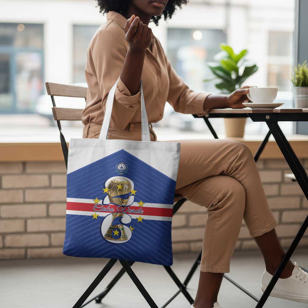 Cape Verde Football Tote Bag 2026 Tubaroes Azuis First-ever World Cup